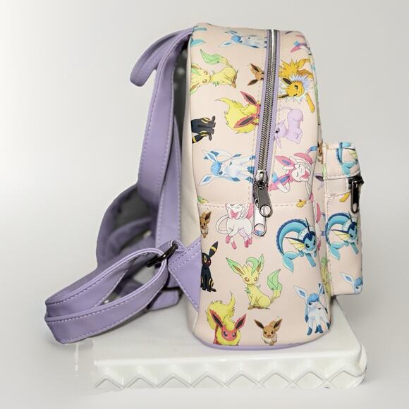 Loungefly Pokémon Eeveelutions Mini Backpack 2022 Eevee Umbreon Espeon Flareon - Picture 2 of 7